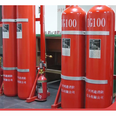 High Durability Inert Gas Fire Suppression System Manual Start 90L  80L