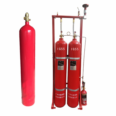 Red IG55 Inert Gas Fire Safety System Protecting Your Business From Fire Hazards