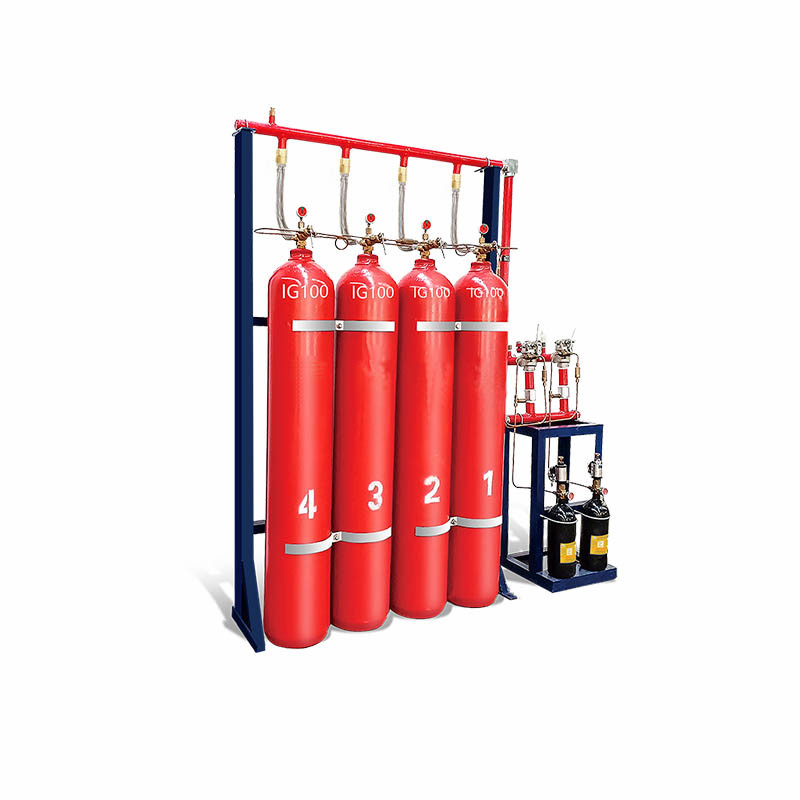 High Durability Inert Gas Fire Suppression System Manual Start 90L  80L