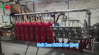 FM200 Multi-zone Multi-tank Pipe Network อุปกรณ์ดับเพลิง