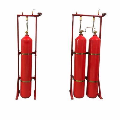 70L Red High Pressure CO2 Fire Suppression System Easy To Install