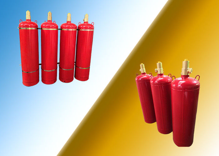 Red FM200 Fire Suppression System With 4.2Mpa System For Archive 40L